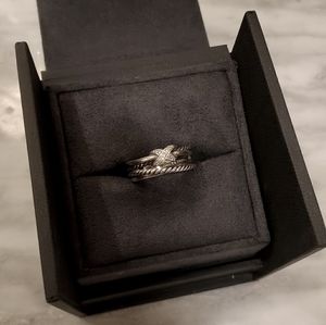 David Yurman X Collection Crossover Ring